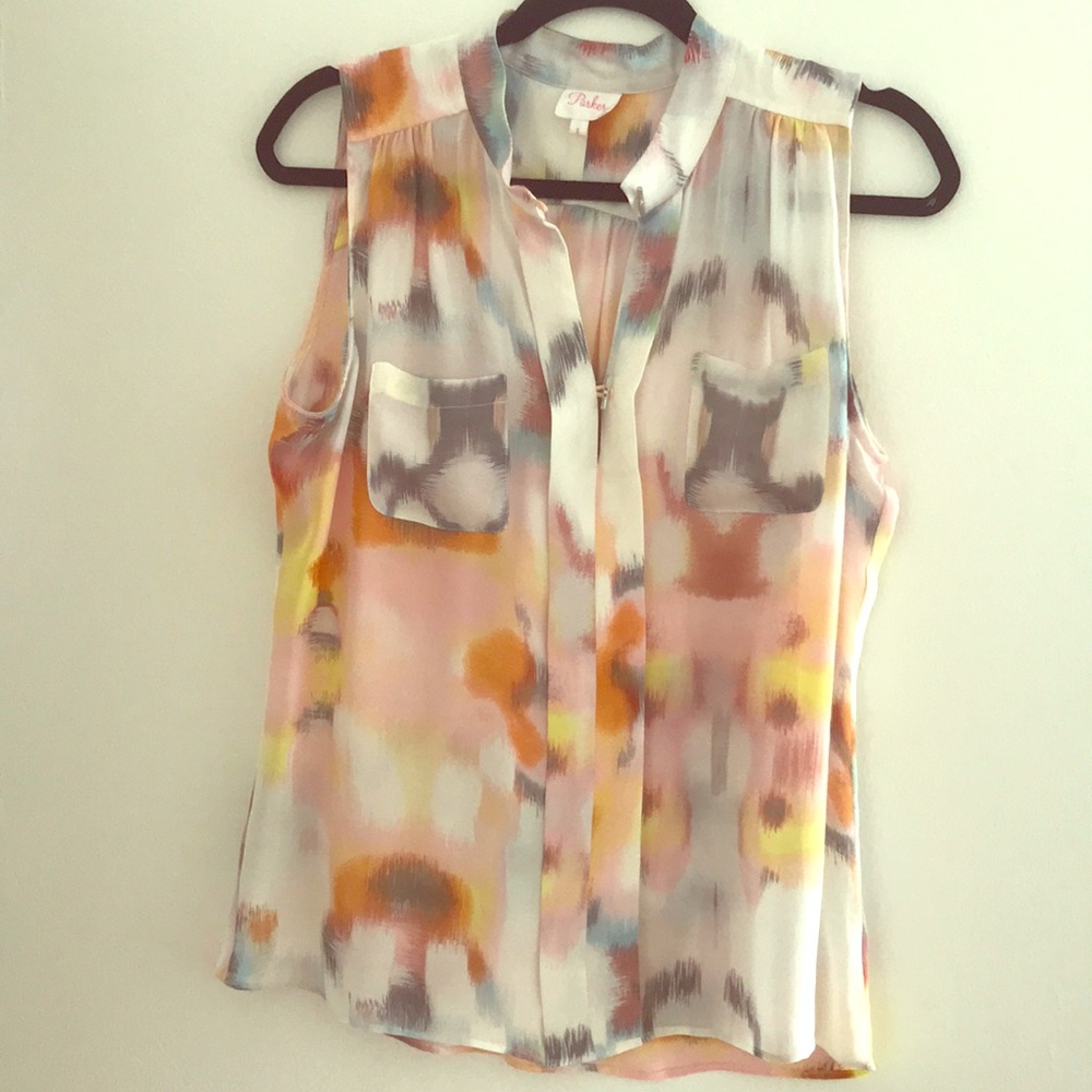 Parker sleeveless blouse